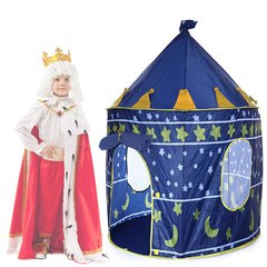 Детская игровая палатка шатер Замок принца Синяя 7145 фото
