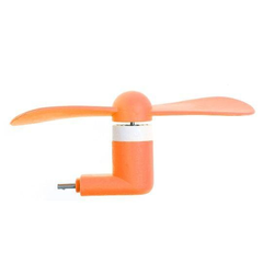 Портативний USB міні вентилятор для айфона iPhone - помаранчевий 4790 фото