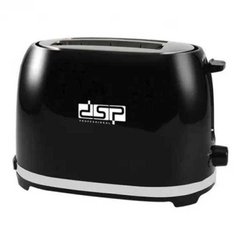 Тостер электрический горизонтальный автоматический для хлеба на 2 тоста DSP 850W KC 2045 Черный 10900 фото