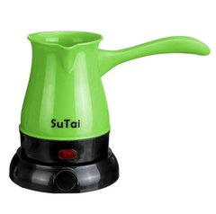 Кофеварка электрическая турка SuTai 168 600W 0.5л Green 1595 фото