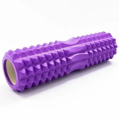 Ролик масажний для йоги, фітнесу (спини та шиї) OSPORT (30*9 см) Фіолетовий 11573 фото