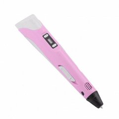 3D ручка H0220 з дисплеєм рожева 597 фото