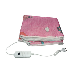 Электропростынь 70х150 см Electric Blanket Розовая с воздушными шарами 12131 фото
