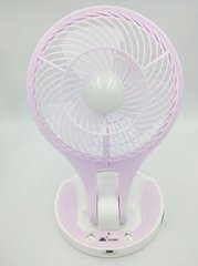 Настільний вентилятор JR-5580 Рожевий 4536 фото