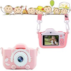 Дитячий фотоапарат в чохлі Smart Kids Camera Рожевий 2501 фото