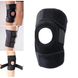 Бандаж для колінної чашечки Knee Support LP зі спіральними ребрами 3739 фото 1
