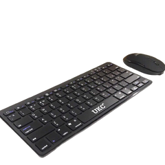 Бездротова клавіатура KeyBoard + Мишка Wireless Charge Wi-1214 Чорна 5940 фото