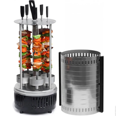 Електрошашличниця вертикальна Kebab Machine (тен колба) 2718 фото