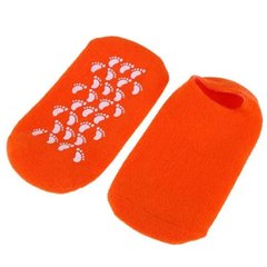 Увлажняющие гелевые носочки для педикюра SPA Gel Socks № G09-12 Оранжевые от 20 до 28см 10911 фото