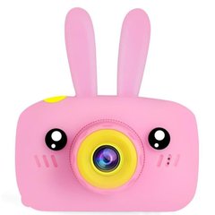 Детский фотоаппарат Baby Photo Camera Rabbit с автофокусом Х-500 Розовый 3565 фото