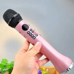 Бездротовий мікрофон для караоке L598 Рожевий 18698 фото