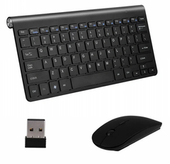 Безпровідний комплект клавіатура і мишка (Ultra-thin) Чорна 6871 фото