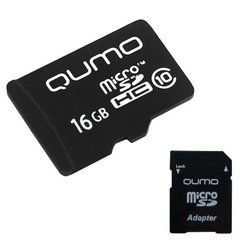 Карта памяти QUMO 16 Gb Class 10 UHS-1 с SD адаптером 7504 фото