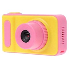 Детский цифровой фотоаппарат Smart Kids Camera V7 (желто-розовый) 1635 фото
