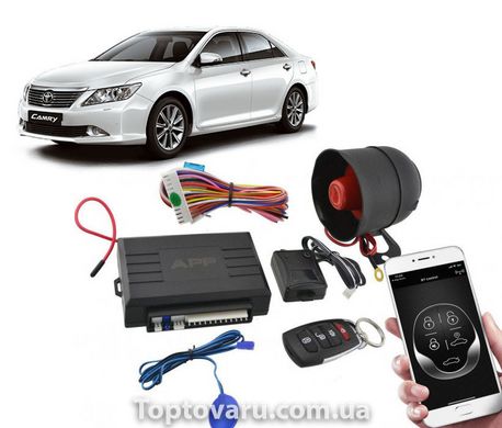 Автосигнализация CAR ALARM 2 WAY KD 3000 APP з управлінням від телефону 5702 фото