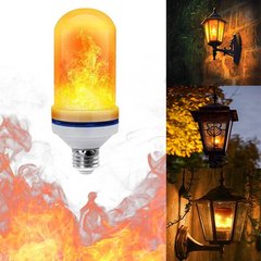 Лампа LED Flame Bulb A + з ефектом полум'я вогню E27 Біла 2342 фото