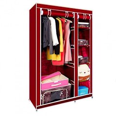 Складной тканевый шкаф Storage Wardrobe 68110 Красный 2493 фото