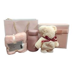 Набір подарунковий Simple Life (Іграшка, термокухоль, рушник) Рожевий 13057 фото