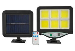 Вуличний світильник на сонячній батареї BK-128-4COB з пультом 3624 фото