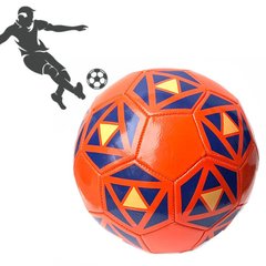 Мяч футбольный PU ламин 891-2 сшит машинным способом Красный 2063 фото