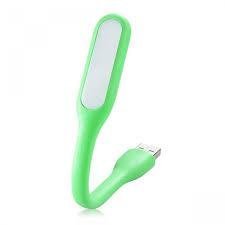 Портативний гнучкий LED USB світильник green 290 фото