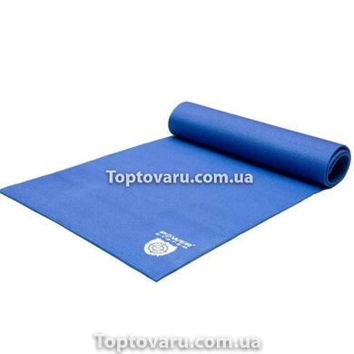 Килимок для йоги та фітнесу Power System Fitness Yoga Синій 2737 фото