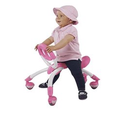Ходунки велосипед Baby Walker на коліщатках Рожеві 2701 фото