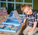 Набір для дитячої творчості у валізі з 208 предметів Блакитний 1782 фото 7