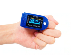 Пульсоксиметр Fingertip Pulse Oximeter АВ -88 Синий 3137 фото