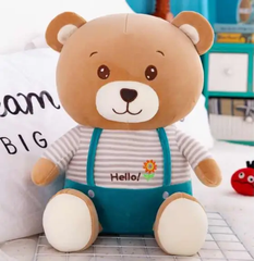 Іграшка-подушка ведмедик «Hello» з пледом 3 в 1 9217 фото