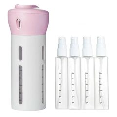 Дорожний органайзер для рідин Smart Travel Bottle Set 4 в 1 Рожевий 4464 фото