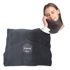 Дорожная подушка шарф для путешествий Travel Pillow 6890 фото