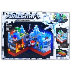 Конструктор Minecraft Замерзшая Шахта с LED подсветкой 340 деталей Синий 7848 фото