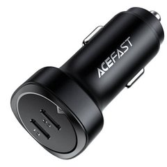 Зарядний пристрій ACEFAST B2 72W dual USB-C metal car charger 18894 фото