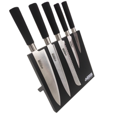 Дерев'яна підставка для ножів з магнітом BN-002 4938 фото
