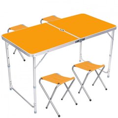 Стіл і стільці для пікніка Folding Table Помаранчевий 727 фото