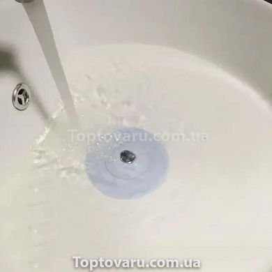Фільтр-заглушка, пробка для ванни силіконова Рожева 11221 фото