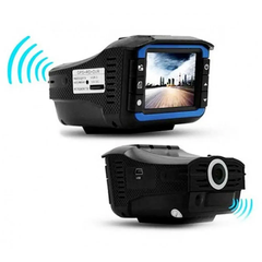Автомобильный видеорегистратор с антирадаром 2 в 1 DVR VG3 Черный 7816 фото