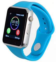 Умные Часы Smart Watch А1 blue (англ. версия) + Наушники подарок 453 фото