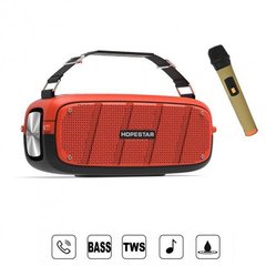 Колонка Bluetooth HOPESTAR A20 PRO + микрофон Оранжевая 6384 фото