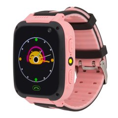Смарт-часы S9 с Gps детские Розовые NEW фото