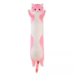 М'яка іграшка-подушка Кіт Батон обіймашка 110см Рожевий 11772 фото