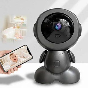 Камера відеоспостереження з керуванням смартфона camera AND Q1 Чорна 32863 фото