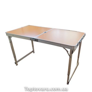 Стіл і стільці для пікніка з посиленими ніжками Folding Table Помаранчеве дерево 4809 фото