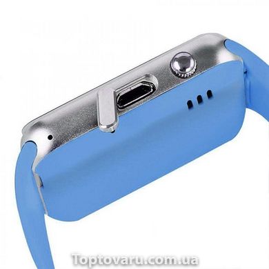 Умные Часы Smart Watch А1 blue (англ. версия) + Наушники подарок 453 фото