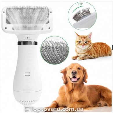 Фен-расчёска для кошек и собак Pet Grooming Dryer 7274 фото
