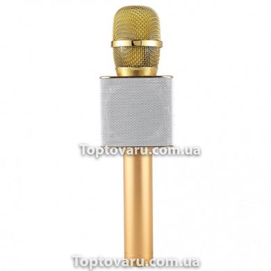 Караоке-микрофон Q9 gold в чехле 356 фото