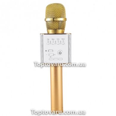 Караоке-мікрофон Q9 gold в чохлі 356 фото