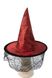 Шляпа ведьмы с паутиной Красная 11720 фото 1