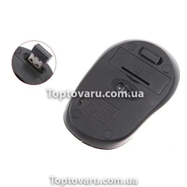 Бездротова миша Wireless Mouse G108 Чорна 7827 фото
